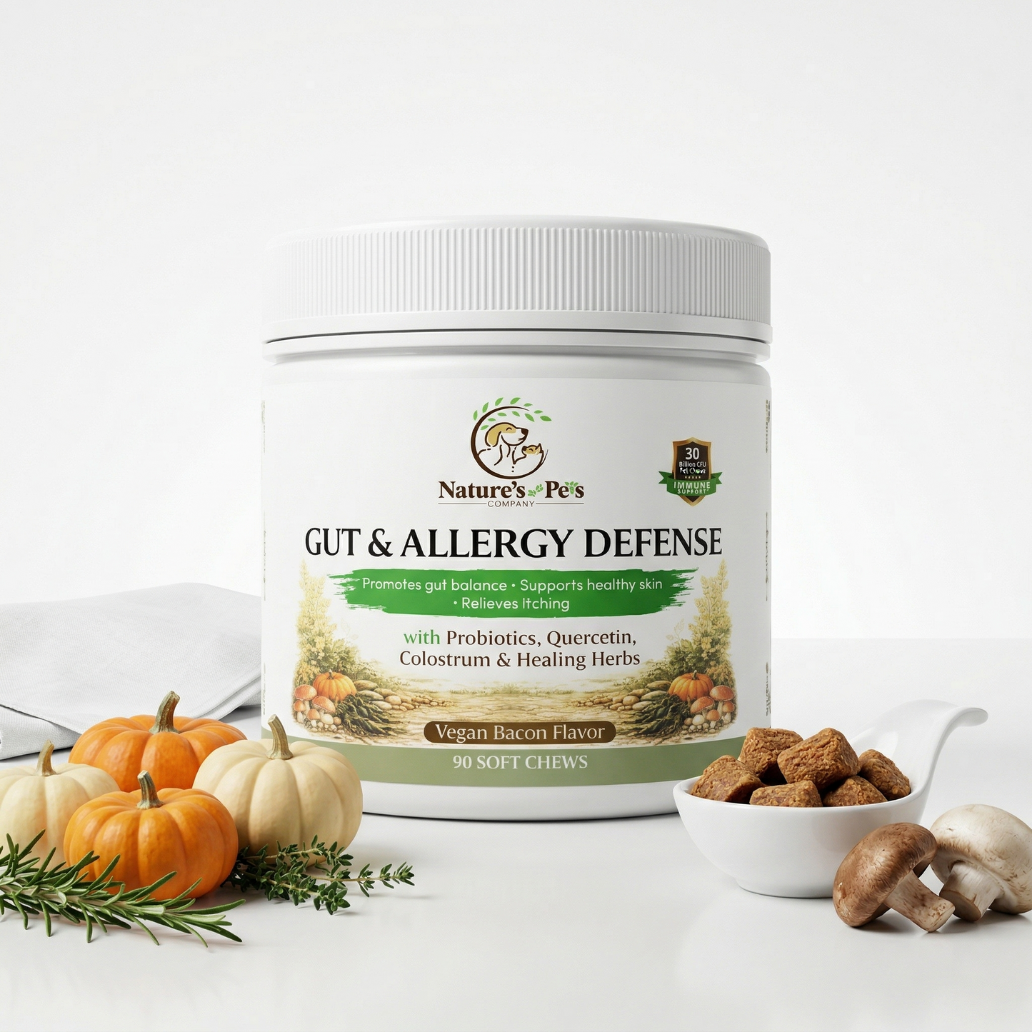 Advanced Gut & Allergy Probiotic for Dogs