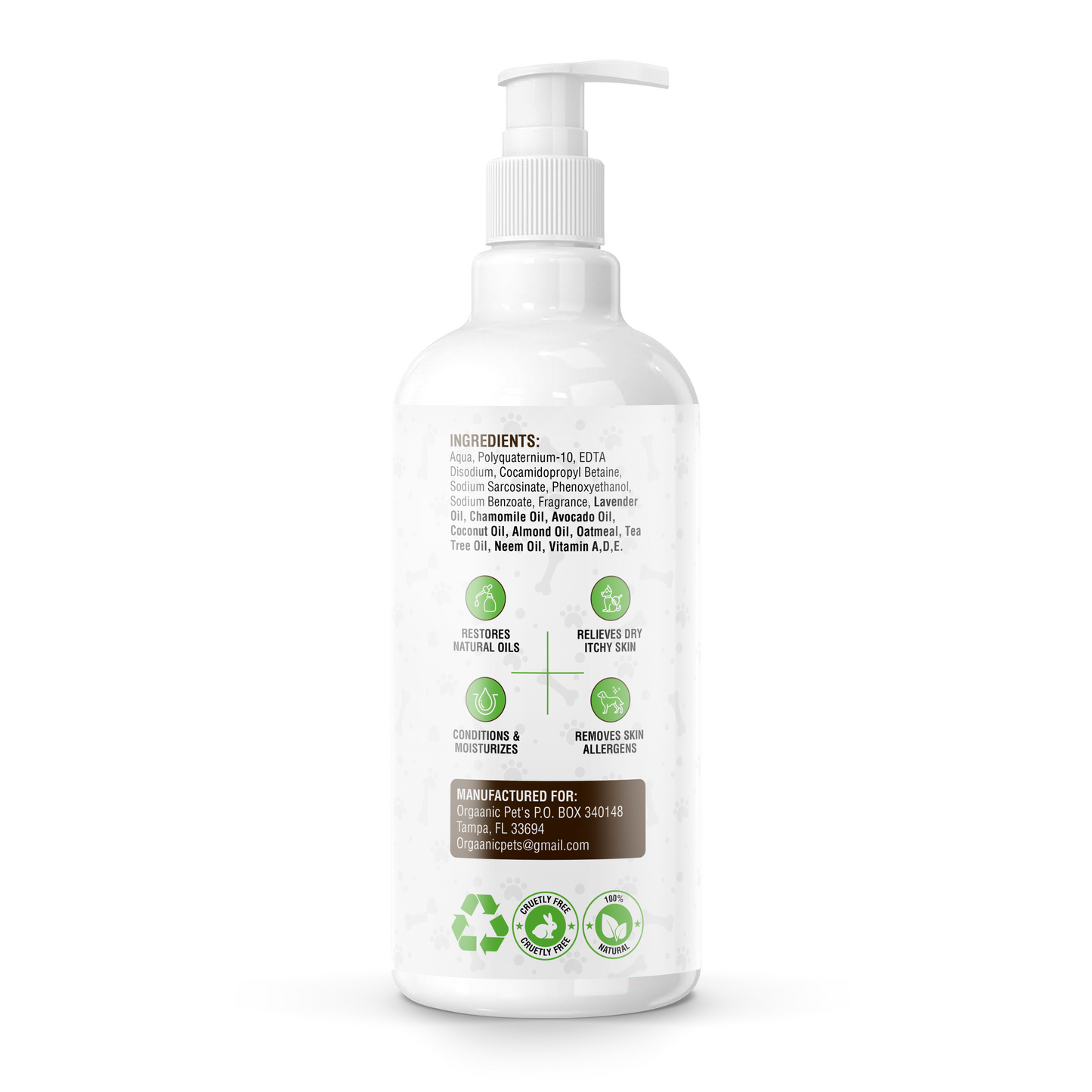 Nature’s Pets Co. – Anti-Itch Allergy Relief Shampoo